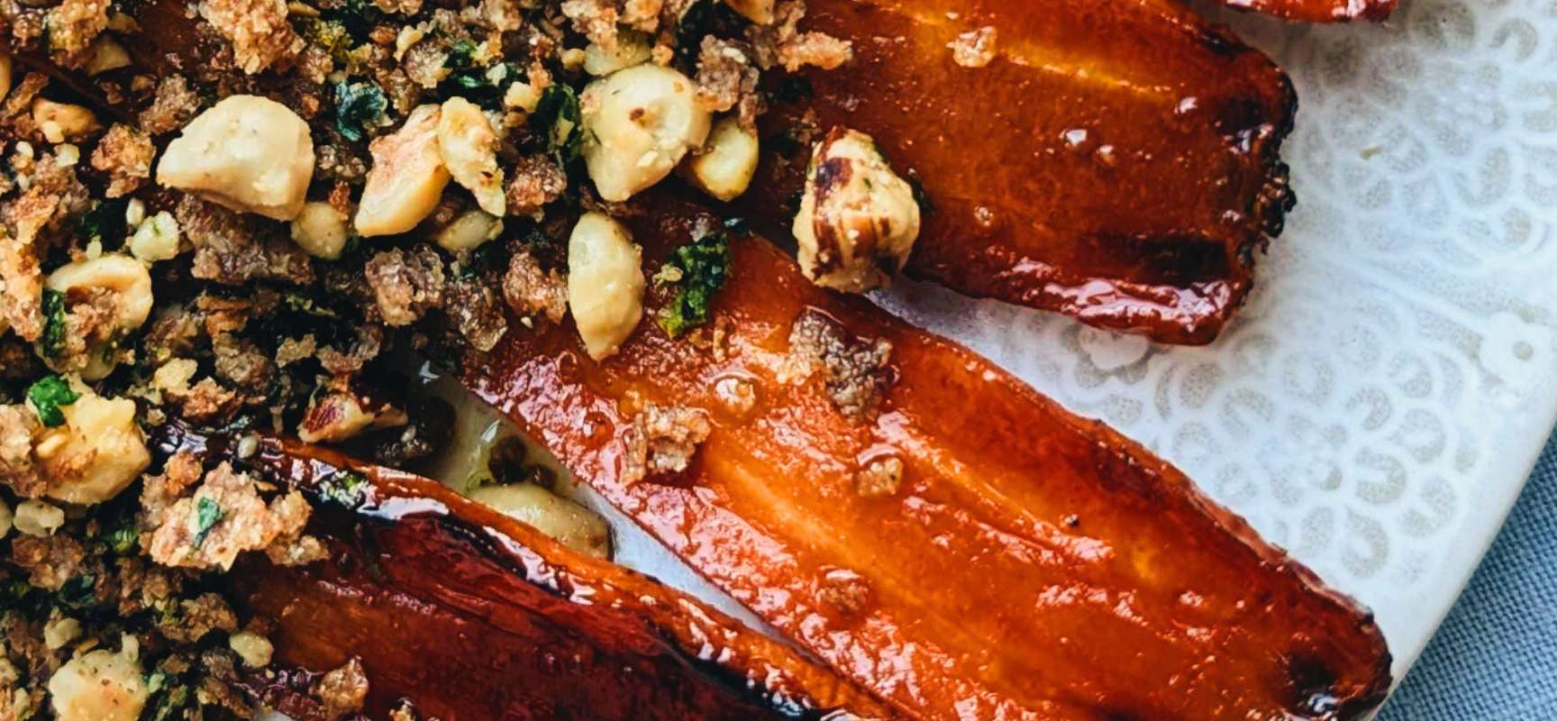 Image for Roasted Carrots with Orange & Hazlenut Gremolata: A side dish fit for a festive table