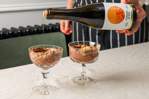 Image for Magic chocolate mousse: Chocolate mousse. And a touch of gold. This stunning recipe is from