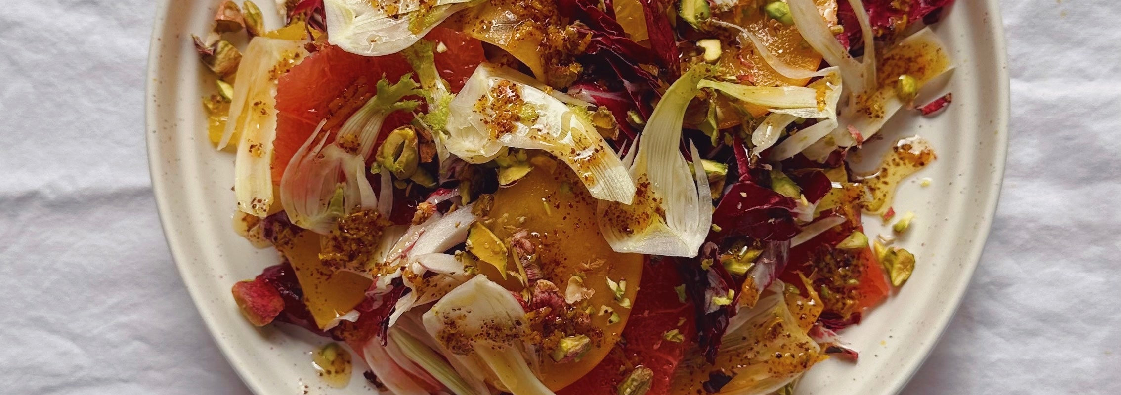 Image for Zesty winter salad: Vibrant, crunchy, sour, sweet