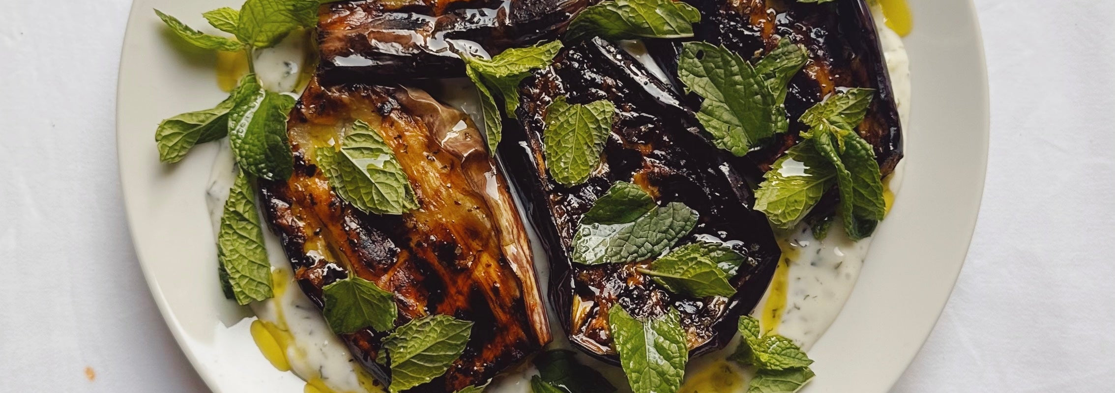 Image for BBQ aubergine: The smell of this aubergine marinade on your barbecue is guaranteed to make your neighbours jea