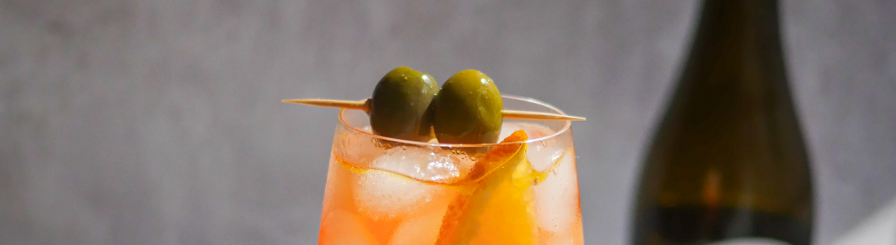 The Olive Oil Aperol Spritz Cocktail