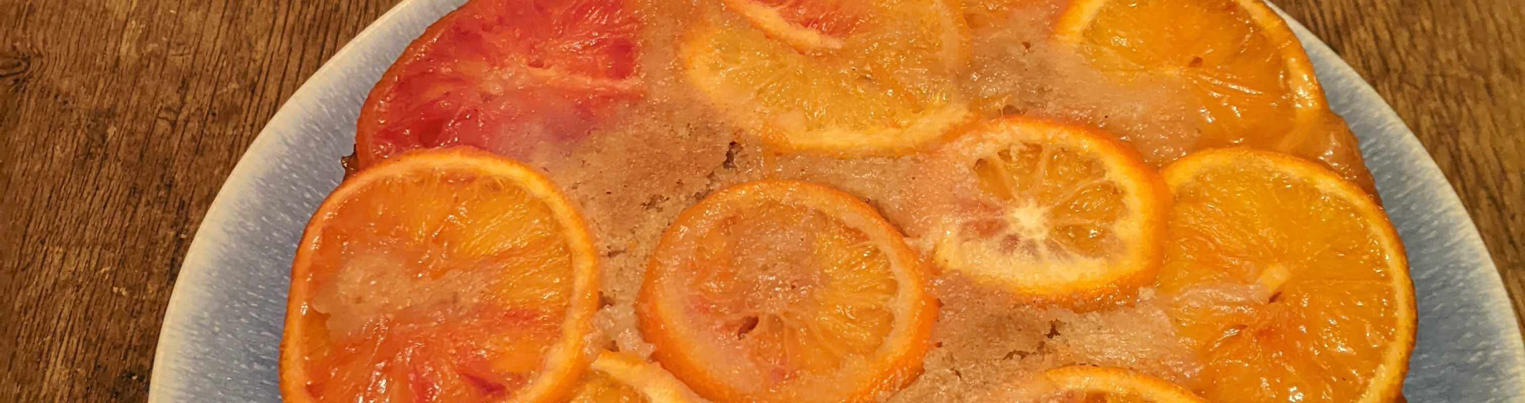 Image for Blood orange and cardamom cake: This seasonal recipe boldly combines fragrant cardamon, sweet orange, and punc