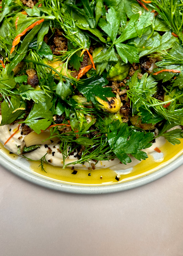 Image for Brussels sprouts with butterbean aioli: More than just a bowl of sprouts